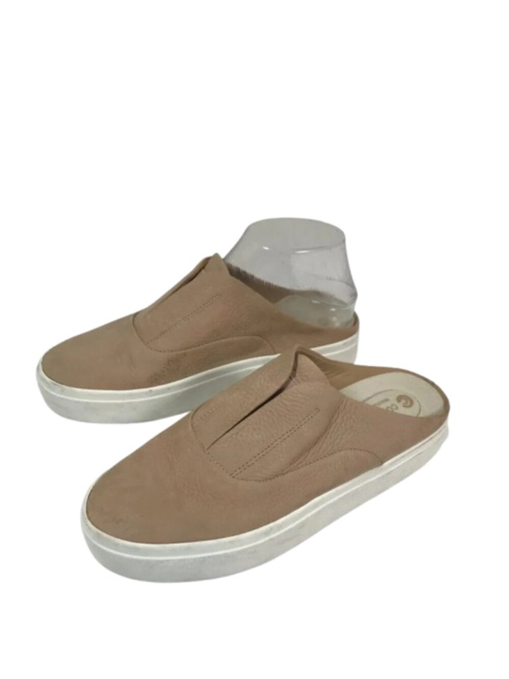 Corso Camo Pebbled Leather Slip On Platform Sneakers Light Rose Sz 7.5